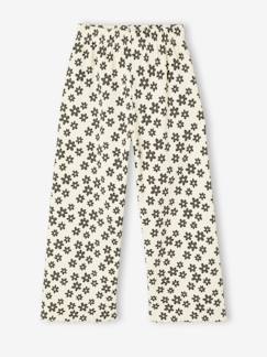 -Meisjes legging in ribgebreide stof