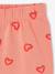 Set van 2 fietsshorts voor meisjes beige+koraal - vertbaudet enfant 
