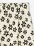 Meisjes legging in ribgebreide stof beige+ecru+wit, bedrukt - vertbaudet enfant 