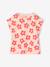 Set van 3 Basics meisjesshirts met korte mouwen bleekblauw+grijsblauw+roze (poederkleur) - vertbaudet enfant 
