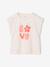 Set van 3 Basics meisjesshirts met korte mouwen bleekblauw+grijsblauw+roze (poederkleur) - vertbaudet enfant 