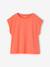 Set van 3 Basics meisjesshirts met korte mouwen bleekblauw+grijsblauw+roze (poederkleur) - vertbaudet enfant 