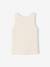 Meisjessweater in ribstof beige+blauw, gestreept+ecru+saliegroen - vertbaudet enfant 