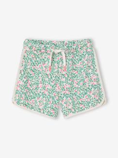 Meisje-Meisjessportshort in fleece