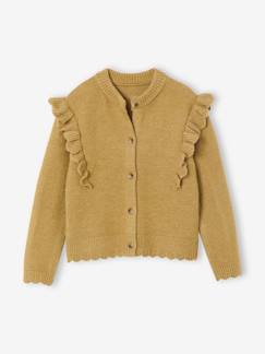 Meisje-Meisjesvest met fantasie ruches