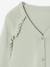 Meisjesvest met ruches ecru+goudbeige+groen - vertbaudet enfant 