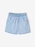 Lichtgewicht denim meisjesshort die gemakkelijk aan te trekken is gebleekt denim+stone - vertbaudet enfant 