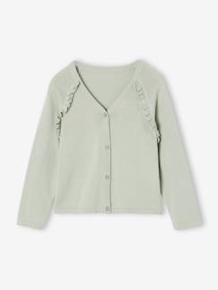 -Meisjesvest met ruches