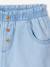Lichtgewicht denim meisjesshort die gemakkelijk aan te trekken is gebleekt denim+stone - vertbaudet enfant 