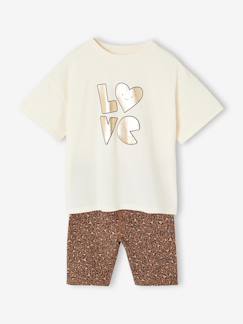 -Set meisjes t-shirt en short