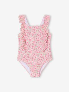 -Badpak voor meisjes met bloemen