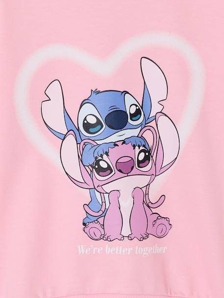 Sweater meisje LILO & STITCH rozen - vertbaudet enfant 
