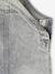 Wijde salopet van jeans voor meisjes denimgrijs+middenblauw+stone+zwart denim - vertbaudet enfant 