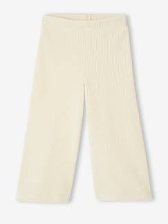 -Wijde, fluwelen broek voor meisjes