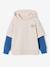 Sweater voor jongens met dubbele mouwen ecru - vertbaudet enfant 