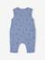 Boxpakje van katoengaas blauw+ecru+saliegroen - vertbaudet enfant 