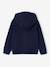 sweater met rits met capuchon voor meisjes marineblauw+oudroze - vertbaudet enfant 