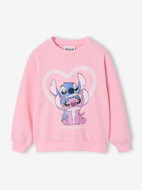 Sweater meisje LILO & STITCH rozen - vertbaudet enfant 