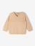 Tricot newborn romper van biologisch katoen beige+ECRU+jeansblauw - vertbaudet enfant 