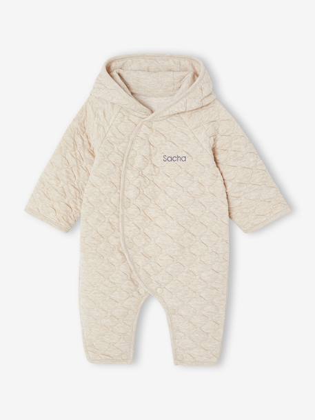 Babypakje in jersey gemêleerd beige - vertbaudet enfant 