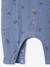 Boxpakje van katoengaas blauw+ecru+saliegroen - vertbaudet enfant 