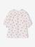 Blouse voor meisjes van katoengaas ecru+saliegroen+vanille - vertbaudet enfant 
