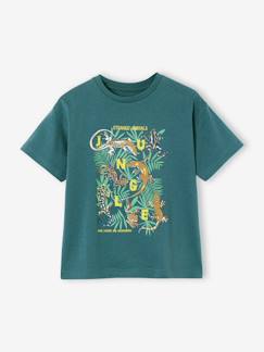 -T-shirt voor jongens met een speels motief