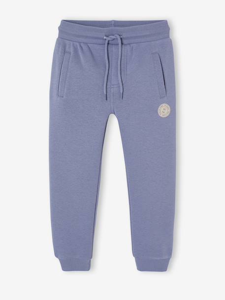 Joggingbroek van molton jongens dennen+donker leisteenblauw+gemêleerd zwart+grijs+marineblauw, gechineerd+middenblauw+oker+zwart - vertbaudet enfant 