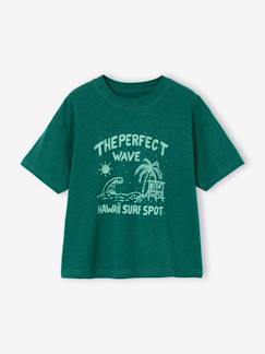 -T-shirt voor jongens met print
