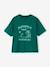 T-shirt voor jongens met print Engels groen+rood - vertbaudet enfant 
