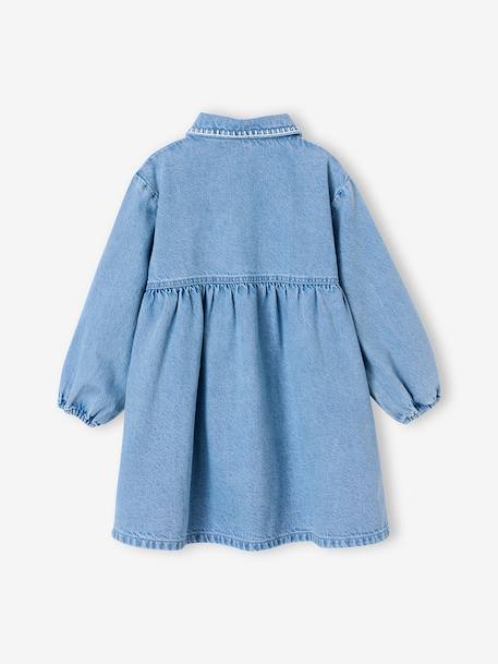 Denim jurk voor meisjes double stone - vertbaudet enfant 