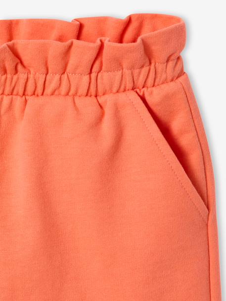 Set van 2 meisjesshorts blauwgroen+mandarijn+marineblauw - vertbaudet enfant 