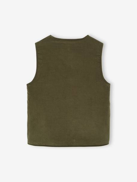 Omkeerbaar vest voor heren capsule familie ecru - vertbaudet enfant 