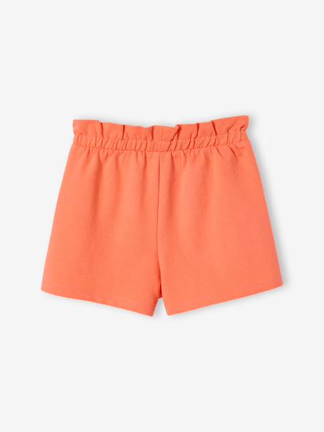 Set van 2 meisjesshorts blauwgroen+mandarijn+marineblauw - vertbaudet enfant 