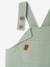 Newborn salopette van gevoerd hydrofiel katoen beige+blauwgroen+gebleekt denim - vertbaudet enfant 