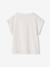 T-shirt meisjes sportkleding ecru+saliegroen - vertbaudet enfant 