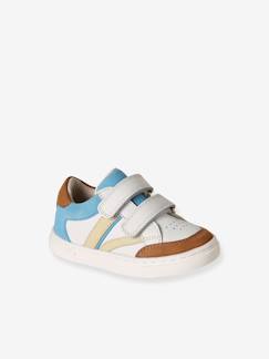 -Leren baskets met klittenband voor baby's