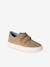 Leren derby's met klittenband voor jongens 6529+beige+marineblauw - vertbaudet enfant 