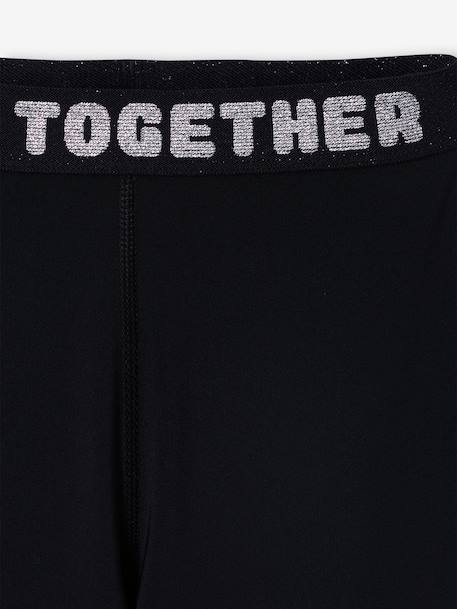 Essentiële legging voor meisjes antraciet+oudroze+saliegroen - vertbaudet enfant 