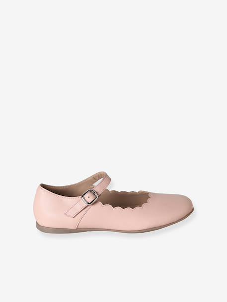 Ballerinas meisjes leer feston 6629 - vertbaudet enfant 