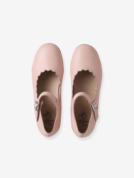 Ballerinas meisjes leer feston 6629 - vertbaudet enfant 