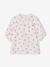 Blouse voor meisjes van katoengaas ecru+saliegroen+vanille - vertbaudet enfant 