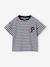 T-shirt voor meisjes met print koraal+marineblauw - vertbaudet enfant 
