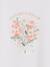 T-shirt met korte mouwen met bloemenprint wit - vertbaudet enfant 