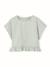 Linnen blouse voor meisjes saliegroen - vertbaudet enfant 