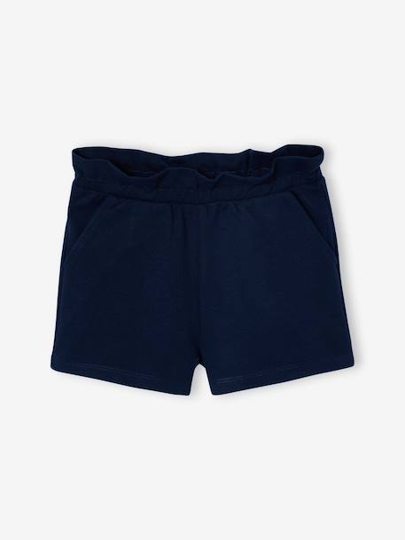 Set van 2 meisjesshorts blauwgroen+mandarijn+marineblauw - vertbaudet enfant 