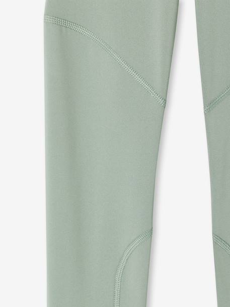 Essentiële legging voor meisjes antraciet+oudroze+saliegroen - vertbaudet enfant 