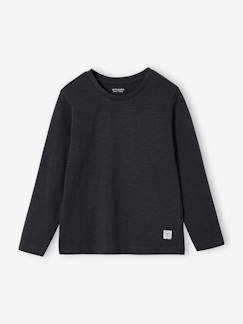-Personaliseerbare gekleurd T-shirt voor jongens met lange mouwen