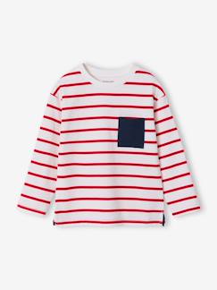 - Aanpasbaar jongensshirt met strepen