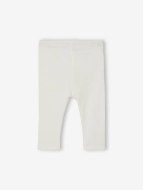 Set van 3 leggings baby babypakje ecru - vertbaudet enfant 